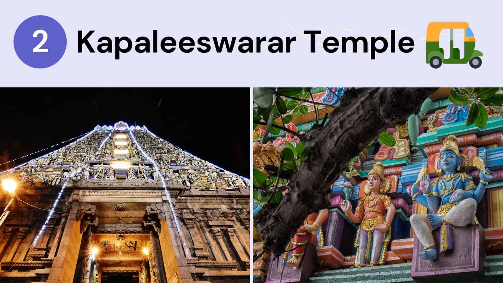 Kapaleeswarar Temple Chennai - Best Places to visit in chennai